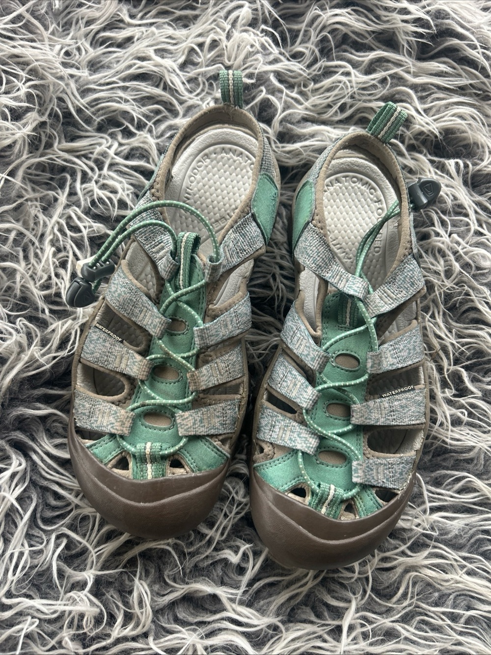 KEEN WATERPROOF CLOSED TOE SANDALS SIZE 8 WOMENS UNISEX.
